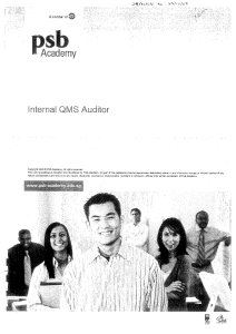 Internal Audit Guide - PSB