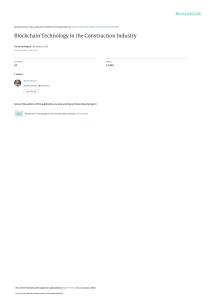BlockchainTechnologyintheConstructionIndustryICE