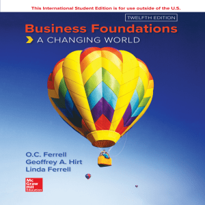 Linda Ferrell  O. C. Ferrell  Geoffrey A. Hirt - Business foundations   a changing world-Mcgraw-Hill Education (2020)
