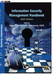 Book Information Security Mangement 6th ed