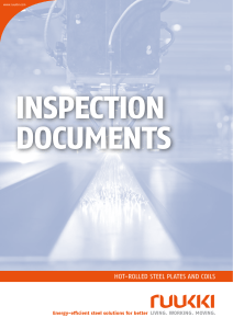 Inspection document types BSEN