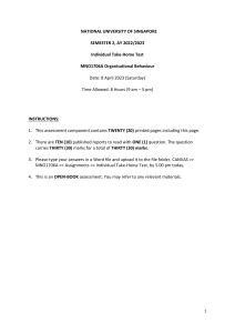 MNO1706A OB Sem 2 2022-2023 Take-Home Test Paper