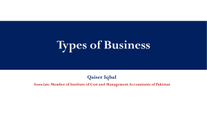 2. Types of Business