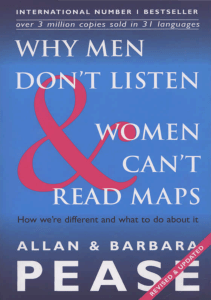 Why Men Don't Listen & Women Can't Read Maps