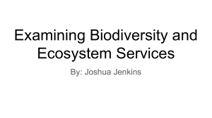 Examining Biodiversity and Ecosystem Services (1)
