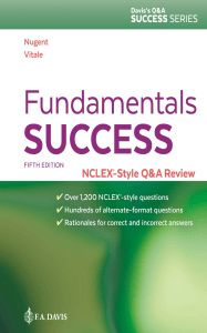 fundamentals of success 5th edition NCLEX prep