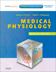 Boron and Boulpaep Medical Physiology 2e Update