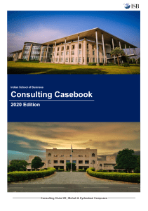 2020 ISB Consulting Casebook