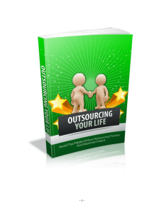 Outsourcing Your Life