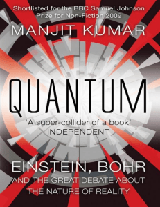 Quantum  Einstein, Bohr, and the Great Debate About the Nature of Reality ( PDFDrive )