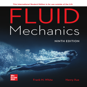 White Xue Fluid Mechanics 9th Edition