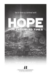 Hope book - For Troubled times