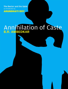 annihlation of caste