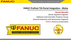 FANUC ProfinetTIA Portal Integration -Molex