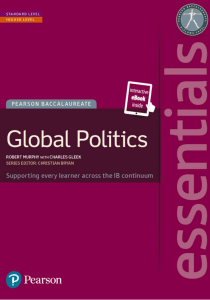 global politics - essentials - murphy, gleek and bryan - pearson 2016
