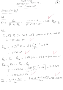 SEMESTER TEST 3 MEMO