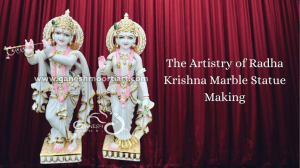 Artistry of Radha Krishna Marble Statue Making