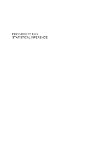 Probability and Statistical Inference, Third Edition 1119243807