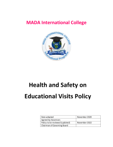 Draft Health and Safety on Educational Visits (1)