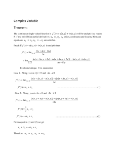 Complex Variable final