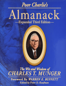 Poor Charlie's Almanack 