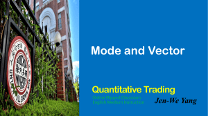 01. Mode and Vector