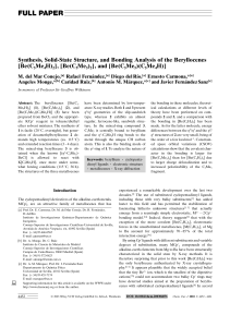 Organometallic Assignment 