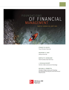 10th Foundation of Financial Management