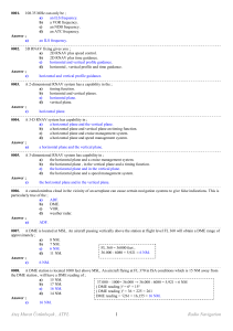 UK ATPL Radio Navigation  question bank