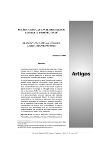 Saviani, Dermeval [2008] - Política educacional brasileira