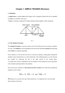 CHAPTER 1 SIMPLE TRUSSES