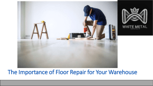 The Importance of Floor Repair for Your Warehouse