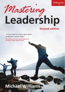Mastering Leadership (Michael Williams) (Z-Library)