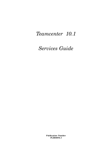 Teamcenter 10.1 Services Guide