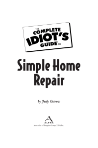 the-complete-idiots-guide-to-simple-home-repair