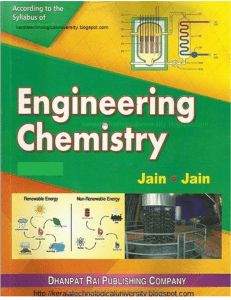 Engineering Chemistry by Jain and Jain