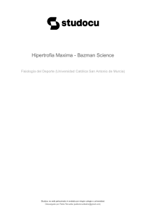 BAZMAN SCIENCE - Hipertrofia máxima