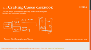 Side A - The 1st CraftingCases Casebook