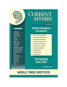 WTI Current Affairs Magazine July 2023