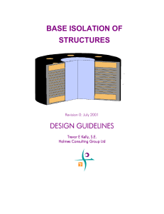 BASE ISOLATION OF STRUCTURES DESIGN GUID