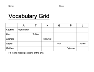 Vocabulary Grid 2