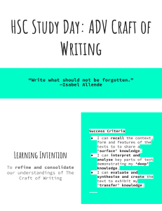 HSC Study Day  ADV Craft of Writing (1)