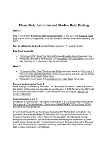  Flame Body Activation and Shadow Body Healing