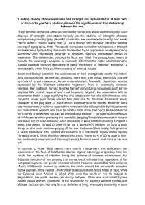 IBDP Sample Paper 2 - Comparative Essay