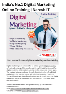 India's No.1 Digital Marketing Online Training