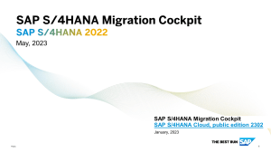 SAP S 4HANA Migration Cockpit - Migrate your Data to SAP S 4HANA