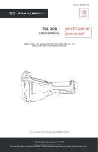 ici-tdl-220-user-manual