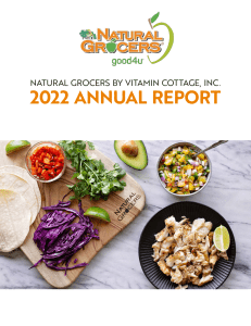 Natural Grocers Annual Report 2022