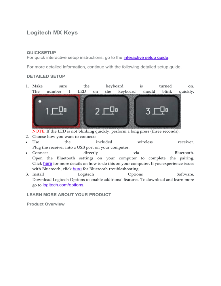 Logitech mx keys 1 