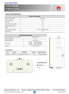 Huawei DX-690-960-65-17.5i-M-R Antenna Specs